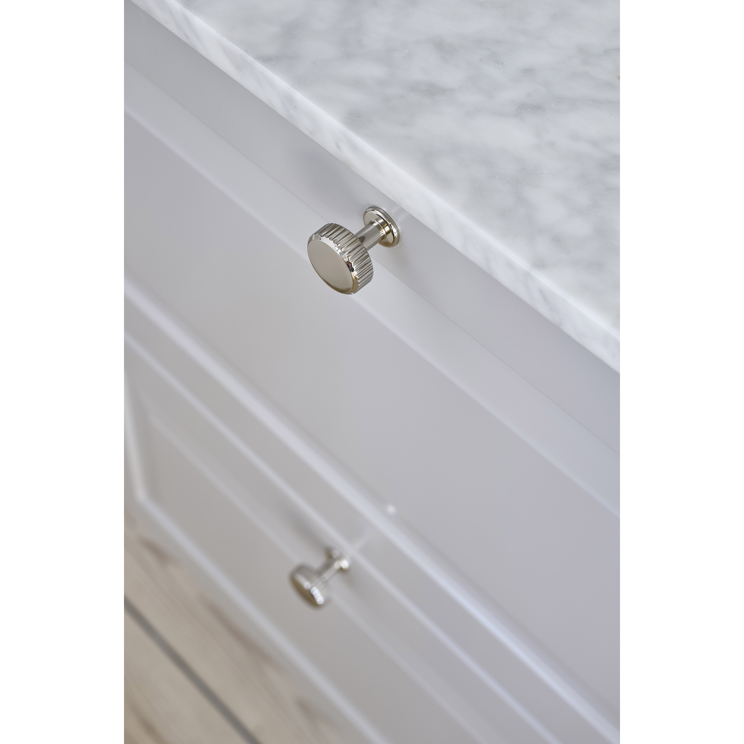 Bouton villa round ø30x20 zamac nickel 